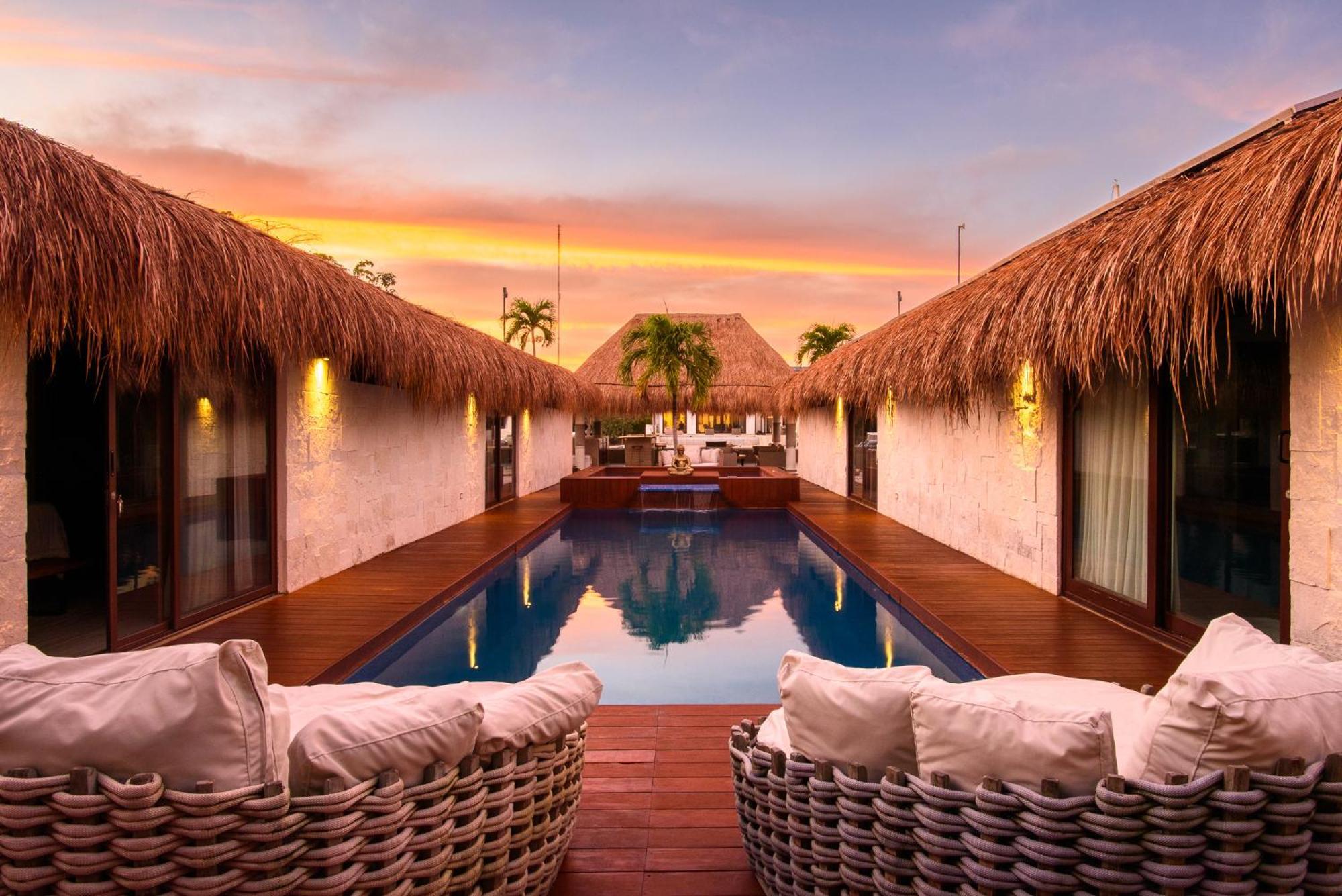 Casa Buda Villa Riviera Maya Puerto Aventuras Muelle Privado מראה חיצוני תמונה