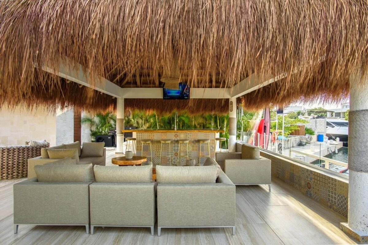 Casa Buda Villa Riviera Maya Puerto Aventuras Muelle Privado מראה חיצוני תמונה
