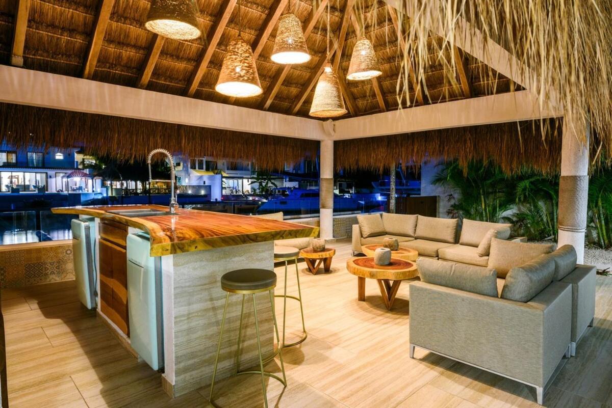 Casa Buda Villa Riviera Maya Puerto Aventuras Muelle Privado מראה חיצוני תמונה